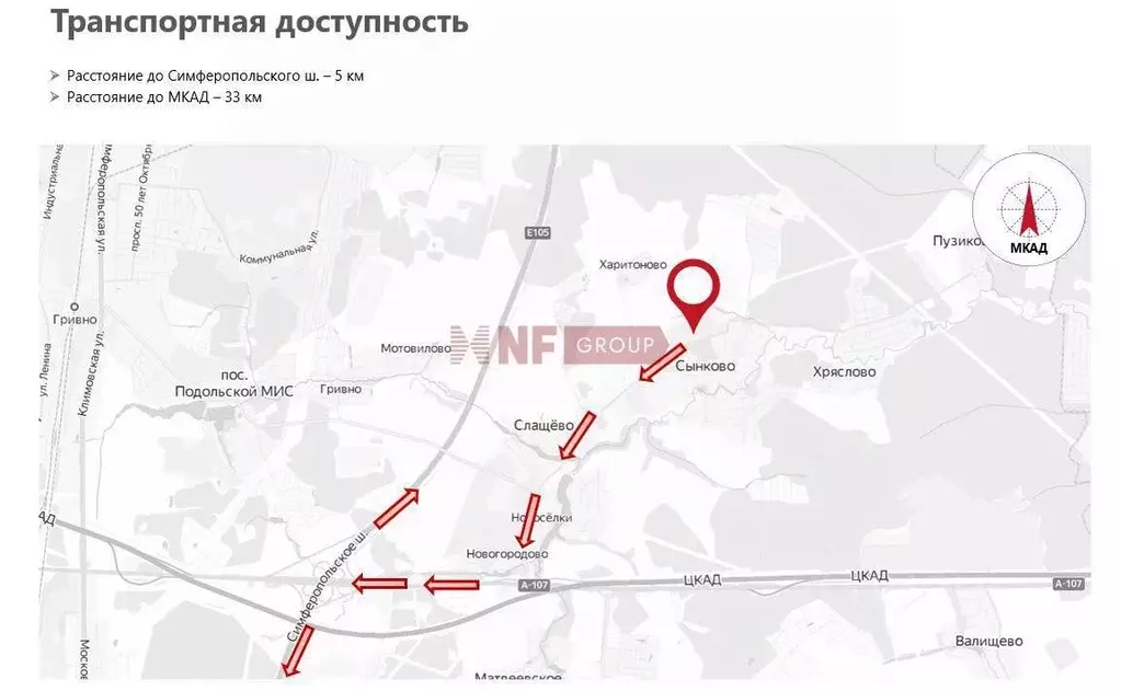 Склад в Московская область, Подольск городской округ, с. Сынково 77 ... - Фото 2