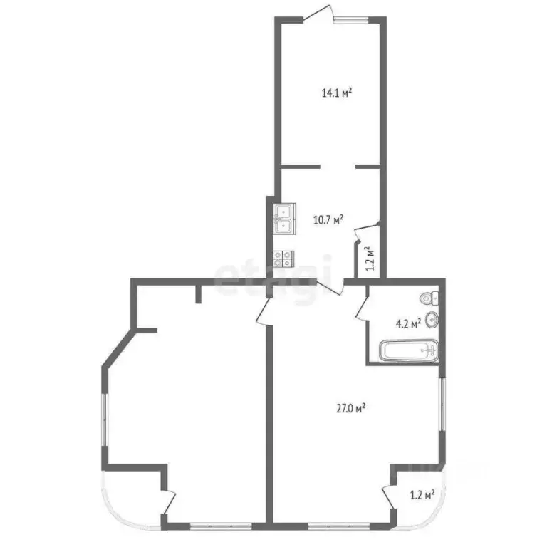 3-к кв. Крым, Ялта ул. Октябрьская, 1 (88.1 м) - Фото 1