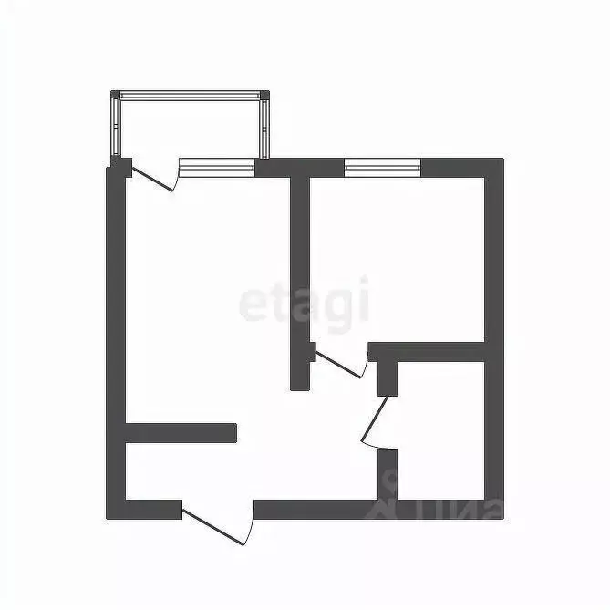 1-к кв. Бурятия, Улан-Удэ 113-й мкр, 4А (34.8 м) - Фото 1