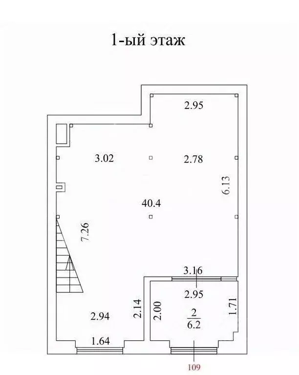 Торговая площадь в Москва ул. Казакова, 7 (68 м) - Фото 2