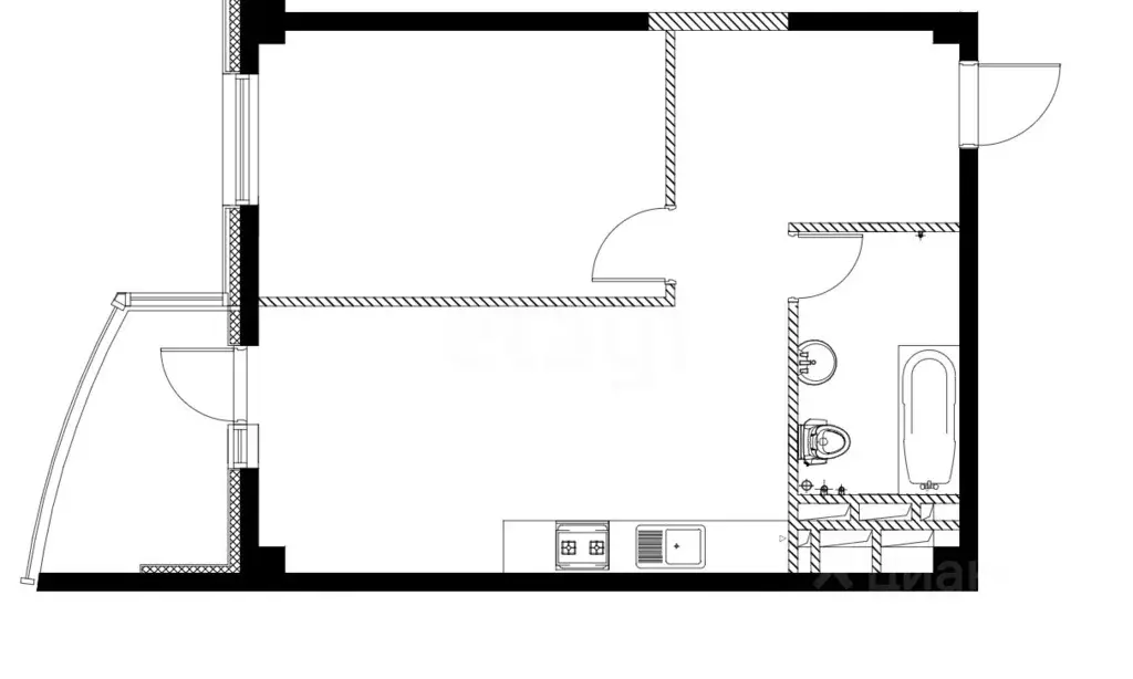 1-к кв. Сахалинская область, Южно-Сахалинск ул. Алексея Максимовича ... - Фото 2