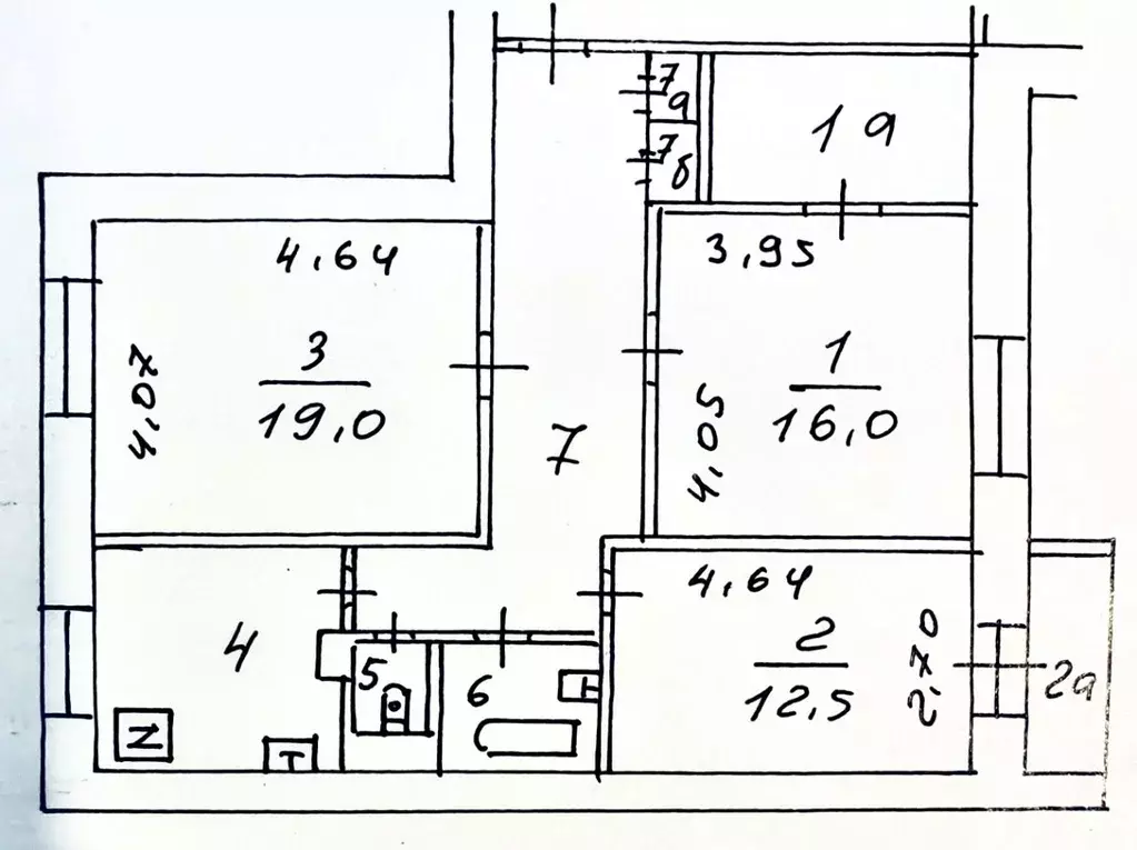 3-к кв. Москва ул. Гарибальди, 10К6 (80.0 м) - Фото 1