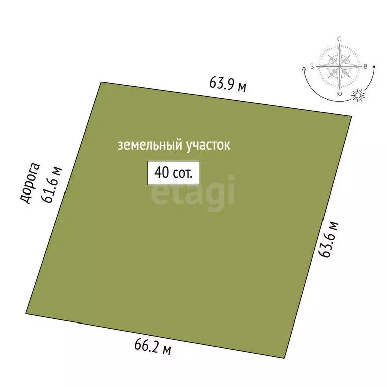 Участок в Тобольск, садоводческое товарищество Прибрежный (40 м) - Фото 0