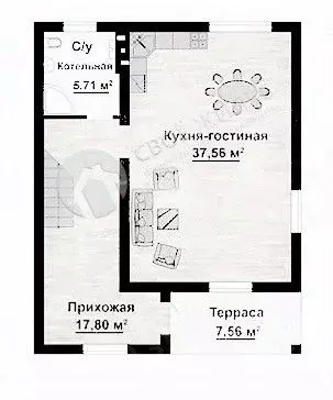 Дом в Пермский край, Пермский муниципальный округ, пос. Горный ул. ... - Фото 2