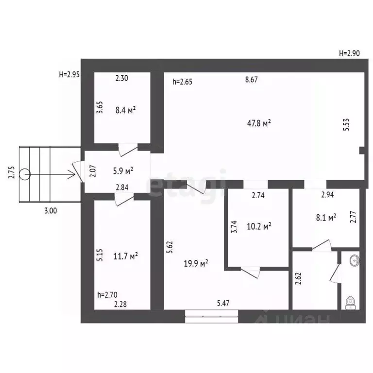 Помещение свободного назначения в Кемеровская область, Новокузнецк ул. ... - Фото 2
