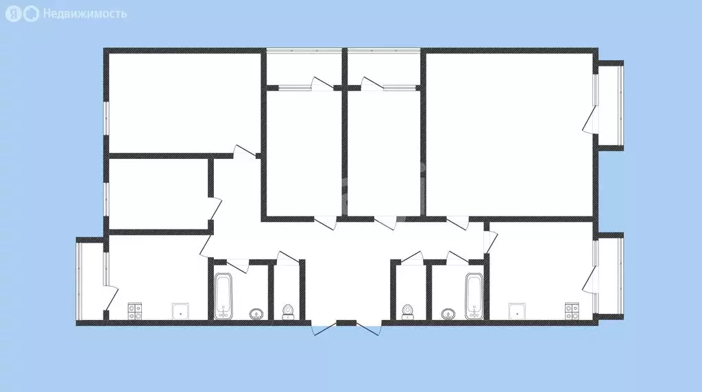 6-комнатная квартира: Черкесск, улица Гагарина, 24 (151.1 м) - Фото 1