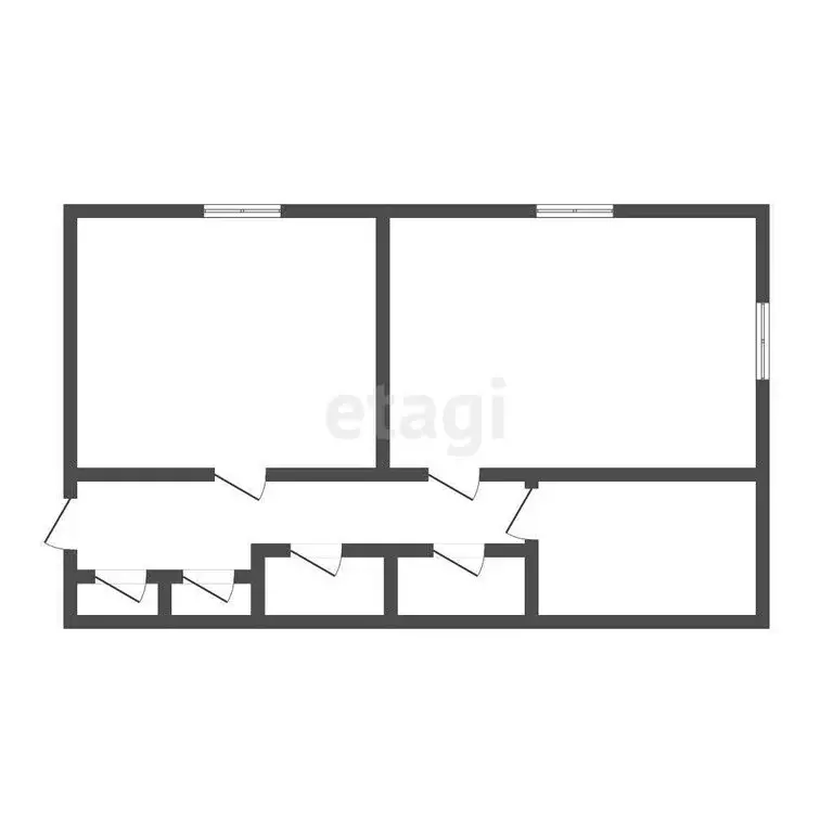2-комнатная квартира: Терек, улица Ленина, 22 (54.6 м) - Фото 0