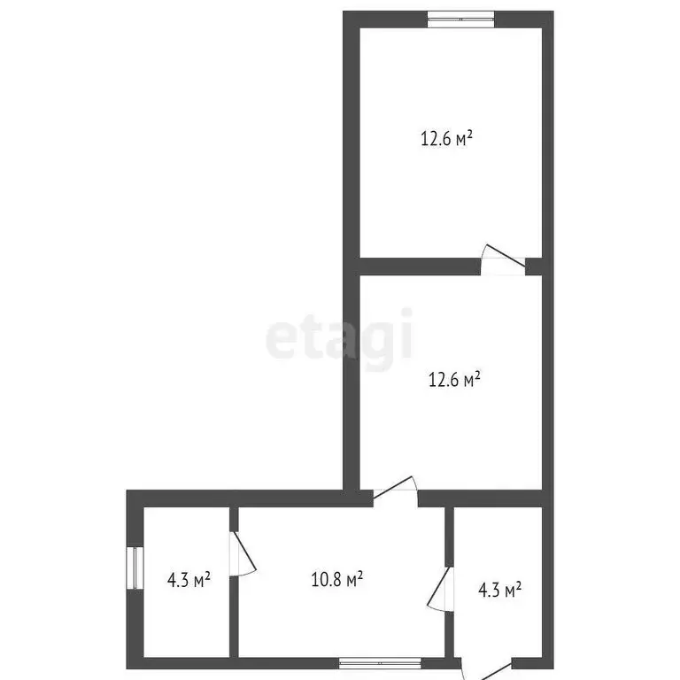 2-комнатная квартира: Севастополь, улица Ревякина, 11 (44.2 м) - Фото 0