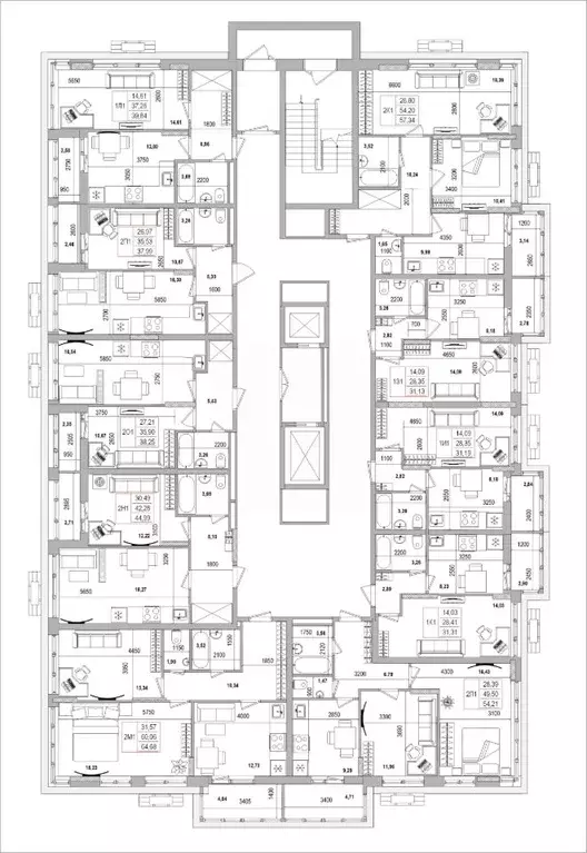 2-к кв. Белгородская область, Белгород Славянская ул. (45.01 м) - Фото 1