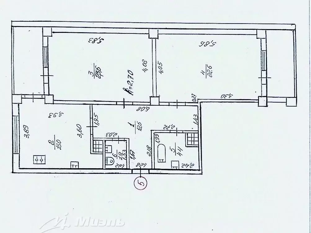 2-к кв. Севастополь просп. Победы, 44 (80.0 м) - Фото 2