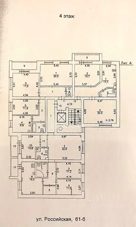 4-к кв. Челябинская область, Челябинск Российская ул., 61Б (98.3 м) - Фото 1