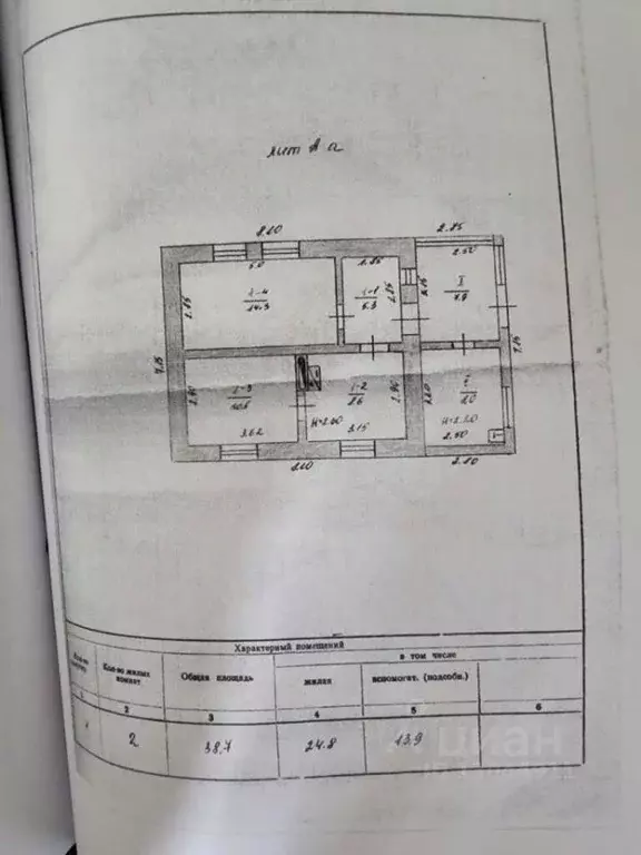 Дом в Крым, Кировский район, с. Льговское ул. Пушкина, 17 (60 м) - Фото 2