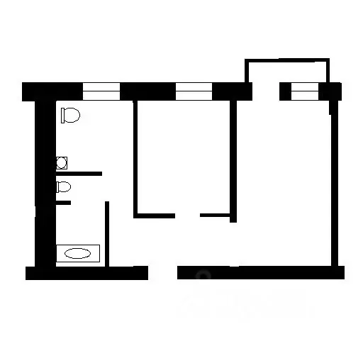 2-к кв. Челябинская область, Челябинск ул. Молодогвардейцев, 39б (50.6 ... - Фото 2