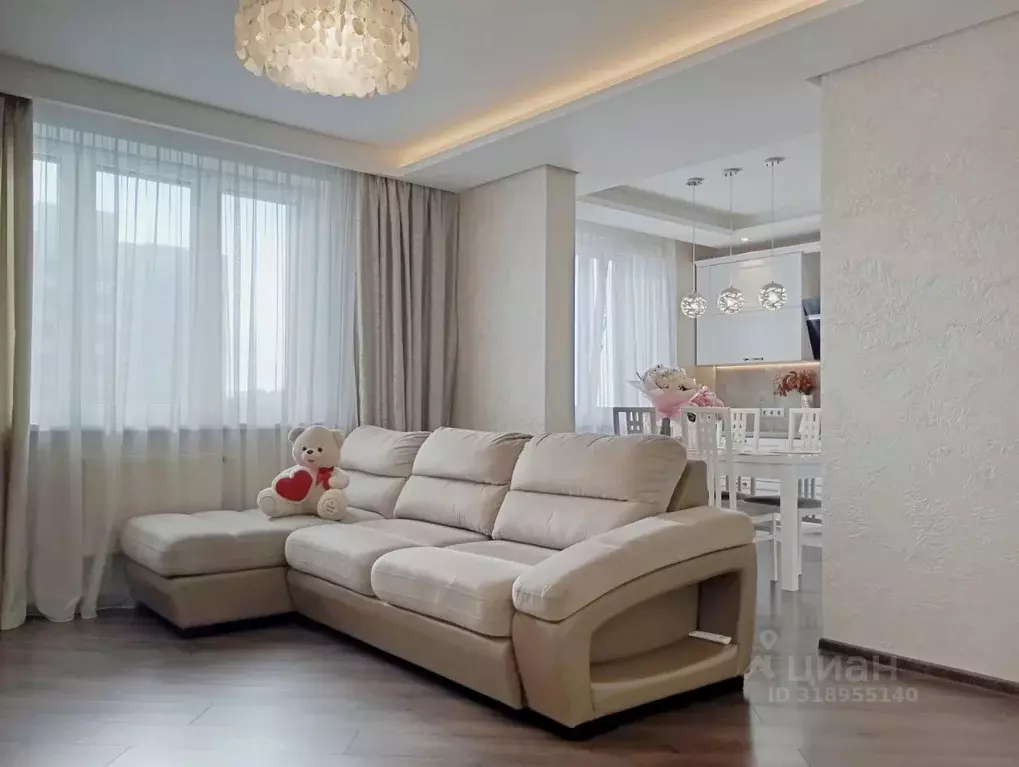 2-к кв. Татарстан, Казань ул. Алексея Козина, 3А (57.9 м) - Фото 0
