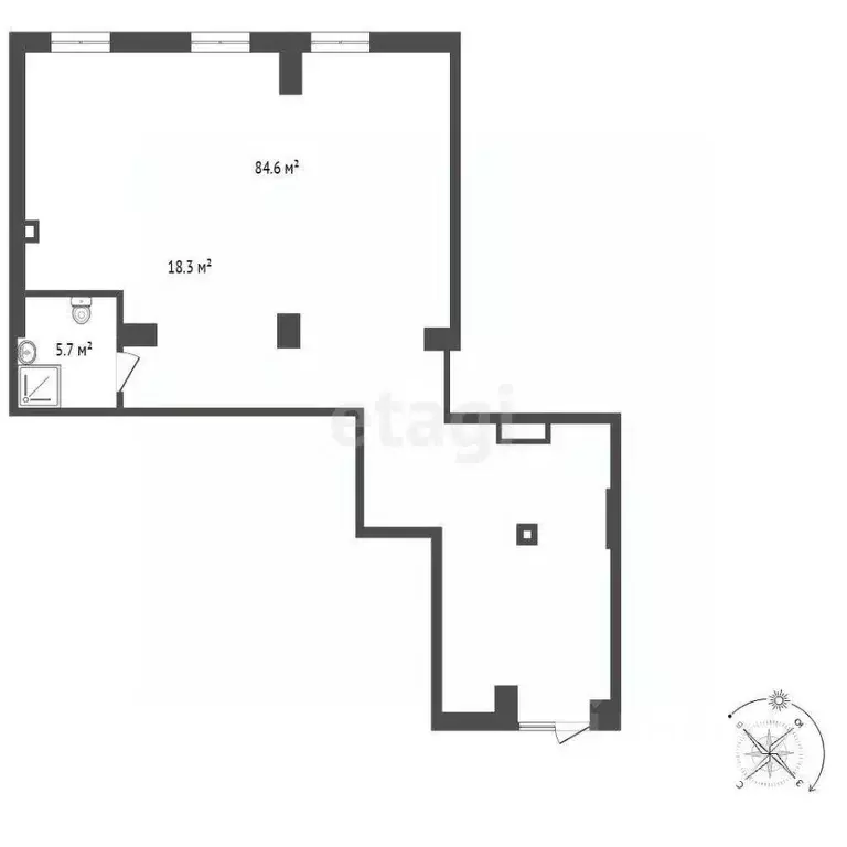 Помещение свободного назначения в Тюменская область, Тюмень ... - Фото 1