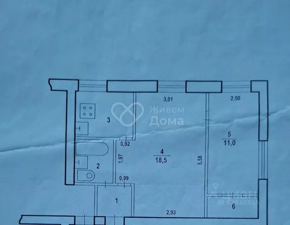 2-к кв. Волгоградская область, Волгоград Удмуртская ул., 12 (43.4 м) - Фото 2