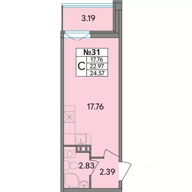 Студия Ленинградская область, Всеволожский район, Агалатовское с/пос, ... - Фото 1
