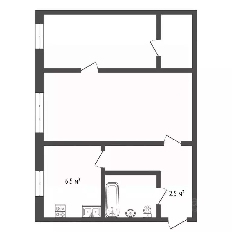 Дом в Тюменская область, Тюмень ул. Андрея Кореневского (74 м) - Фото 1