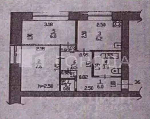 2-к кв. Алтайский край, Барнаул ул. Георгия Исакова, 116 (30.0 м) - Фото 2