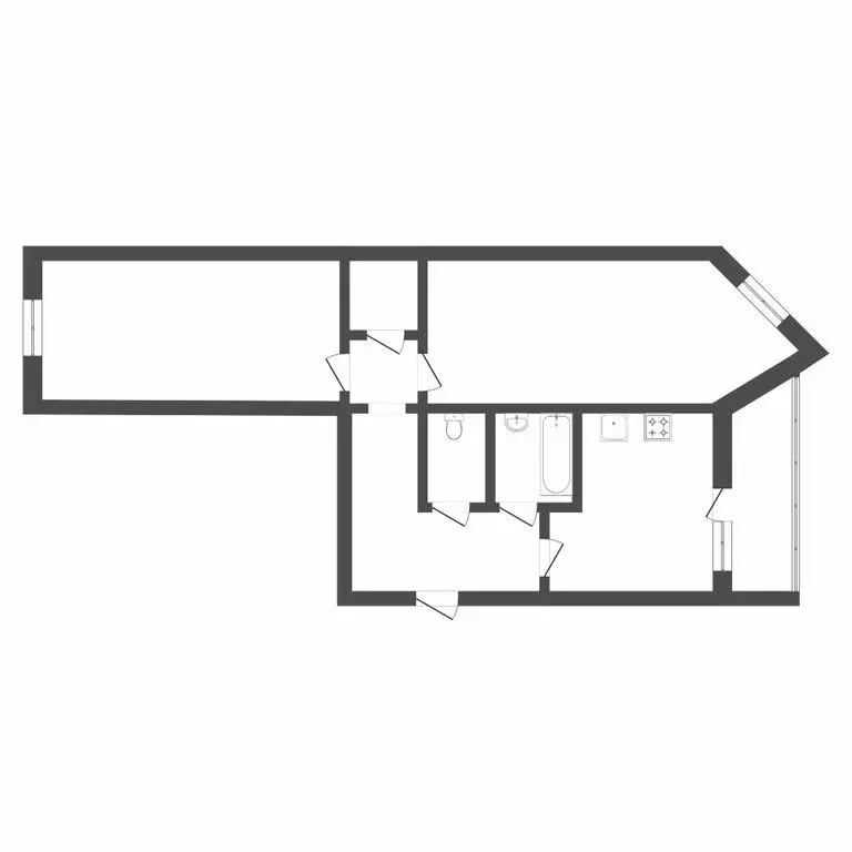 2-комнатная квартира: Тюмень, Широтная улица, 217 (69.4 м) - Фото 1
