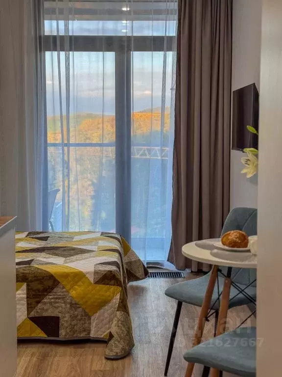 1-к кв. Краснодарский край, Сочи Бытха мкр, ул. Ясногорская, 16/2к10 ... - Фото 1