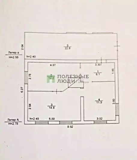 Дом в Томская область, Томский район, д. Перовка ул. Мира, 28 (45 м) - Фото 2