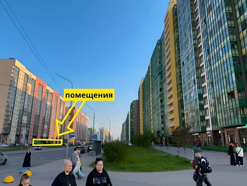 Помещение свободного назначения в Ленинградская область, Мурино ... - Фото 1