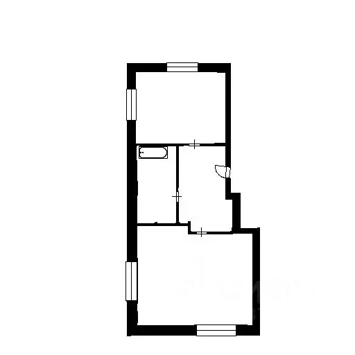 2-к кв. москва ул. новый арбат, 31/12 (54.0 м) - Фото 1