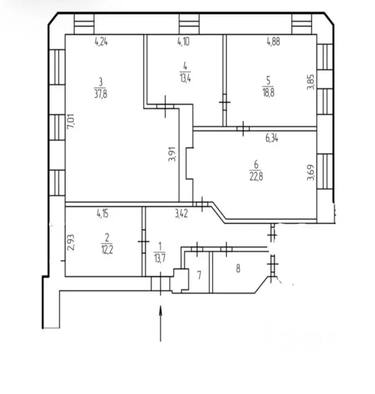 Офис в Москва Яузский бул., 13 (133 м) - Фото 2