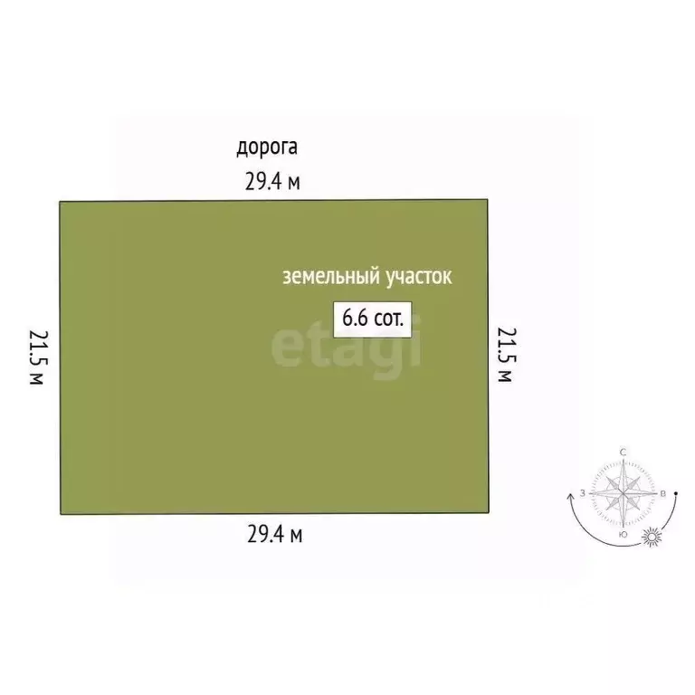 Участок в Тюменская область, Тюмень  (6.6 сот.) - Фото 2