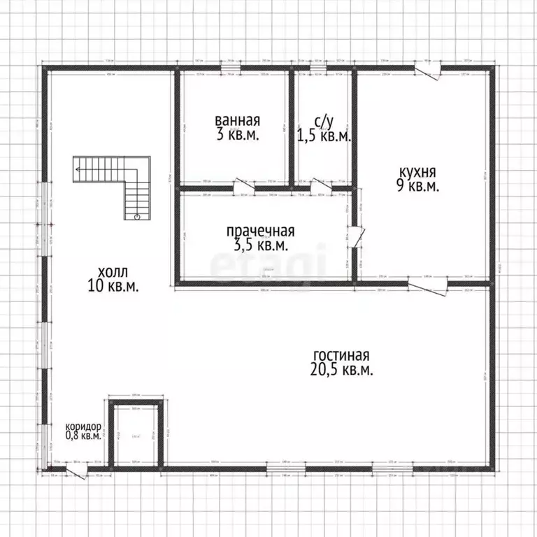 Дом в Адыгея, Майкопский район, Победенское с/пос, пос. Удобный ул. ... - Фото 2