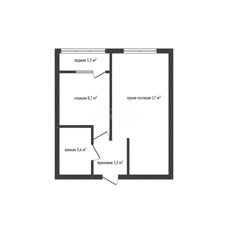 1-комнатная квартира: Краснодар, Прикубанский внутригородской округ, ... - Фото 1