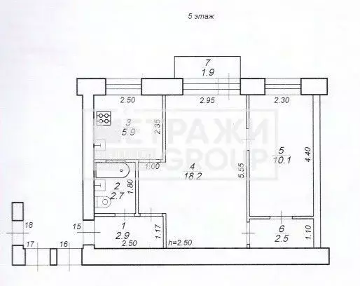 2-к кв. Тверская область, Кимры Коммунистическая ул., 16 (42.3 м) - Фото 1