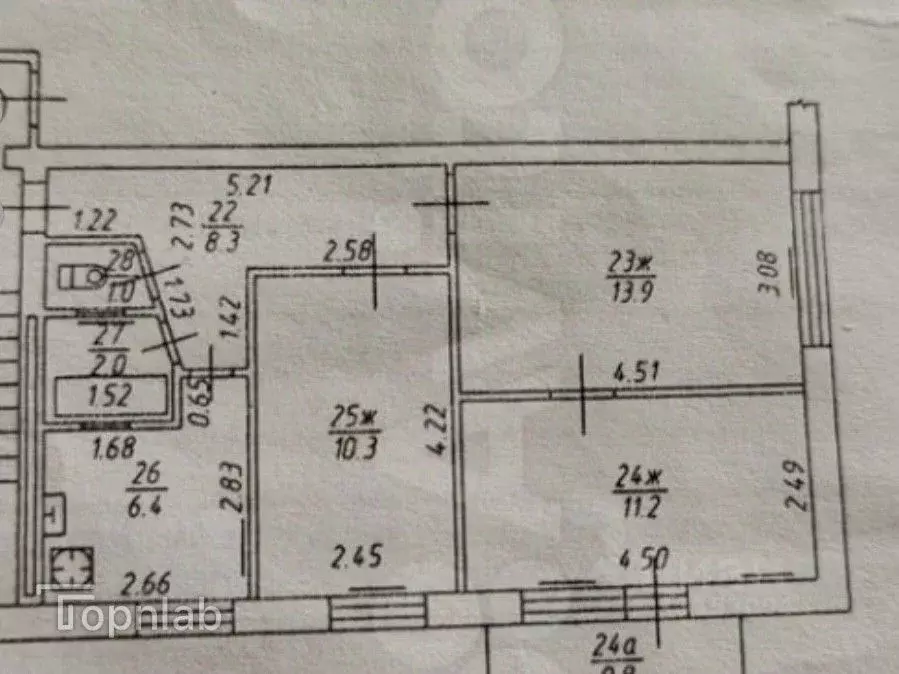 3-к кв. Калининградская область, Калининград Коммунистическая ул. ... - Фото 2