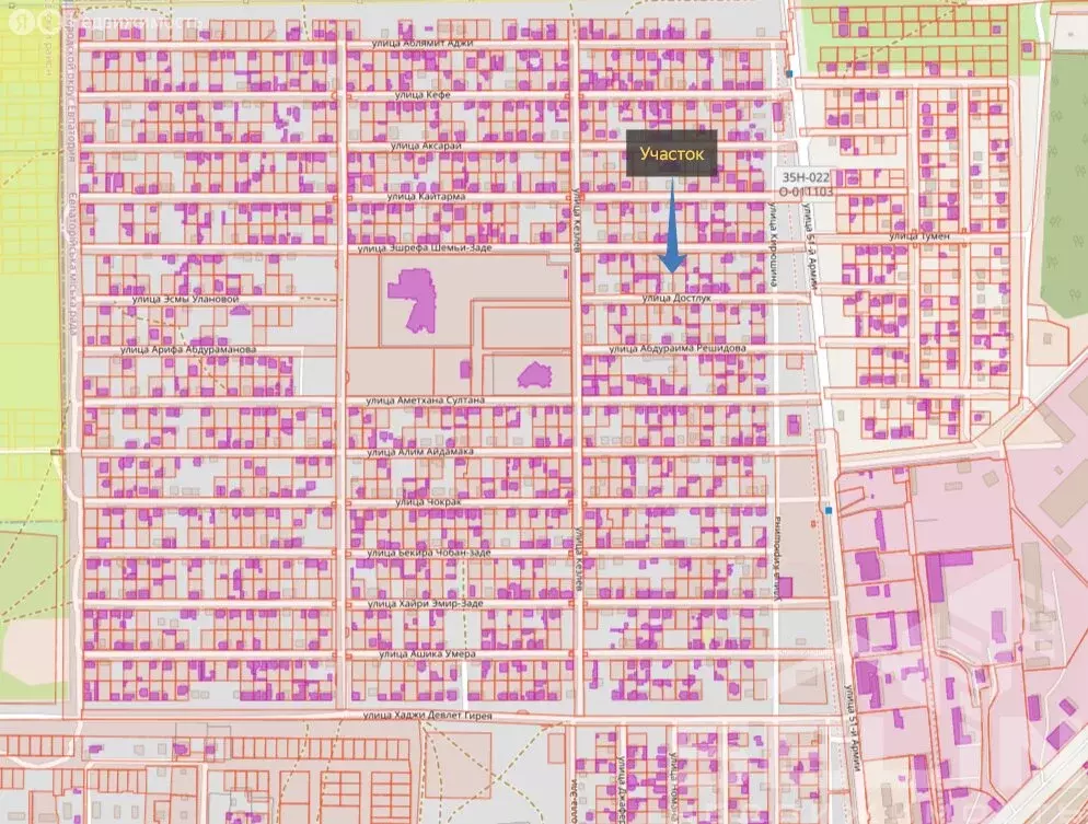 Участок в Евпатория, микрорайон Исмаил-Бей, улица Достлук (6.06 м) - Фото 0
