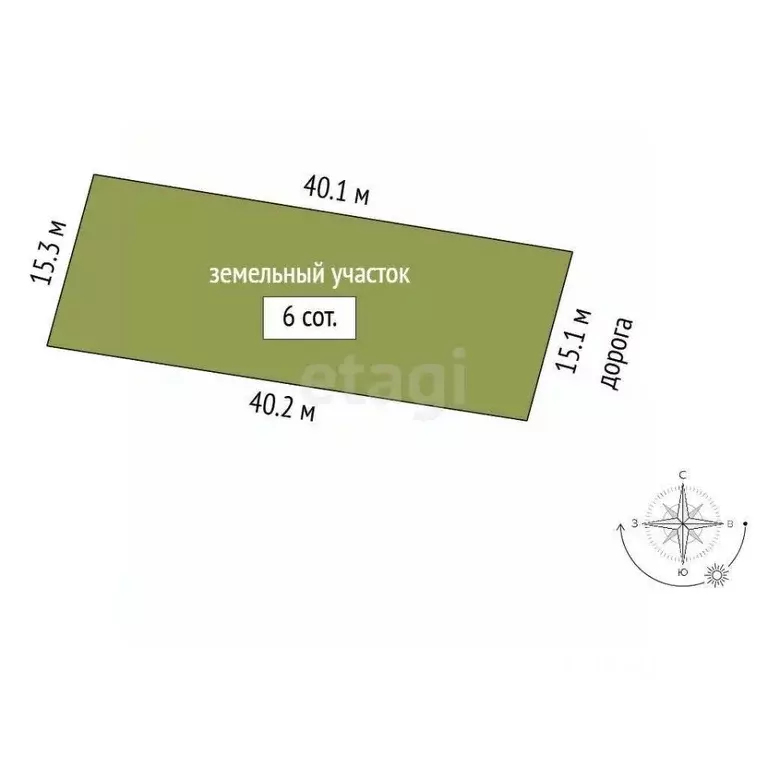 Участок в Ростовская область, Аксайский район, Верхнеподпольненское ... - Фото 1