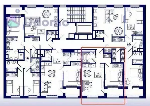 2-к кв. Башкортостан, Уфа ул. Энтузиастов, 7 (41.9 м) - Фото 1