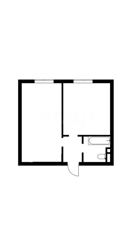 1-комнатная квартира: Саки, улица Ленина, 29 (29 м) - Фото 1