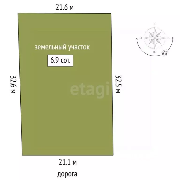 Участок в Тюменская область, Тюмень  (6.93 сот.) - Фото 2