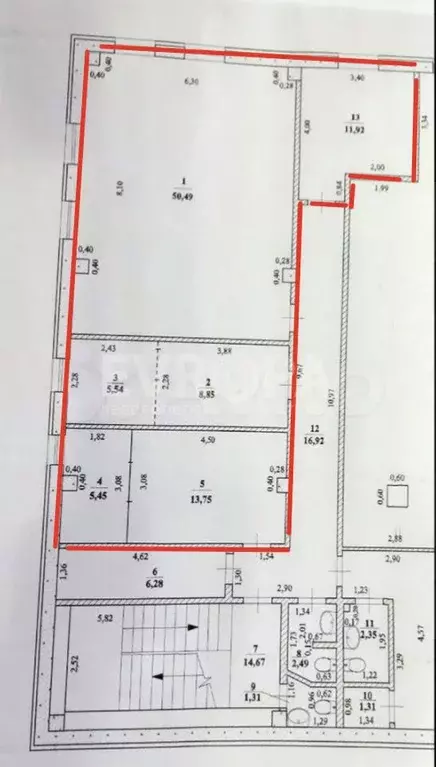 Офис в Ульяновская область, Ульяновск просп. Туполева, 12 (96 м) - Фото 2