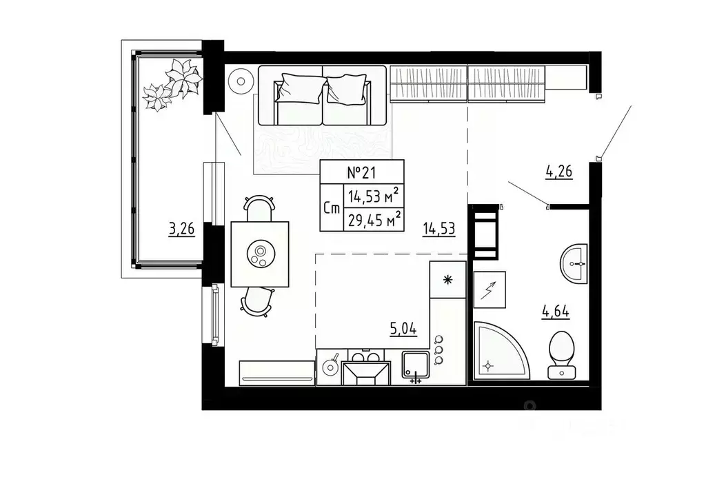 Студия Ленинградская область, Ломоносовский район, Аннинское городское ... - Фото 1
