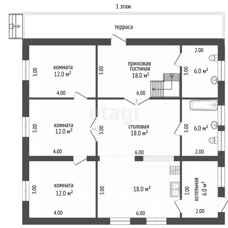Дом в Вологодская область, Усть-Кубинский муниципальный округ, пос. ... - Фото 1