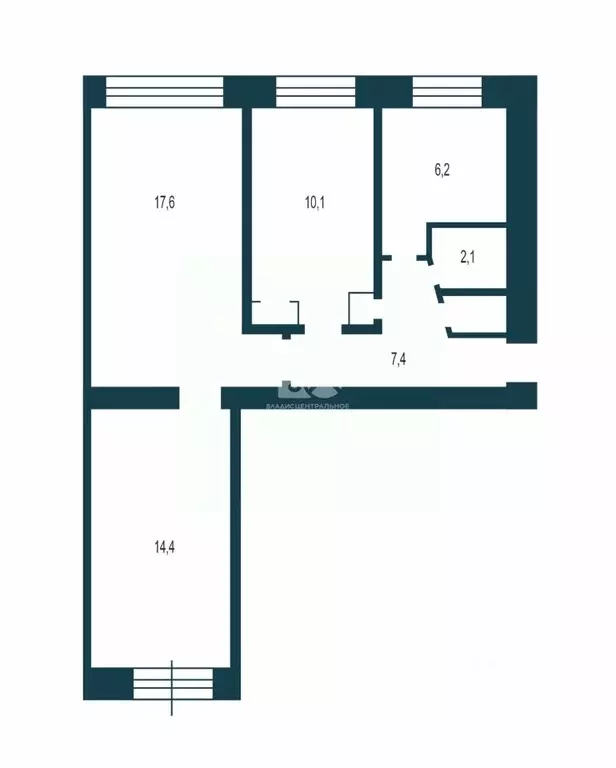 3-к кв. Кемеровская область, Кемерово Инициативная ул., 103 (60.0 м) - Фото 2