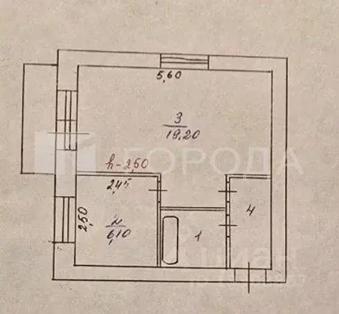 1-к кв. Кемеровская область, Прокопьевск Баргузинская ул., 131 (31.6 ... - Фото 2