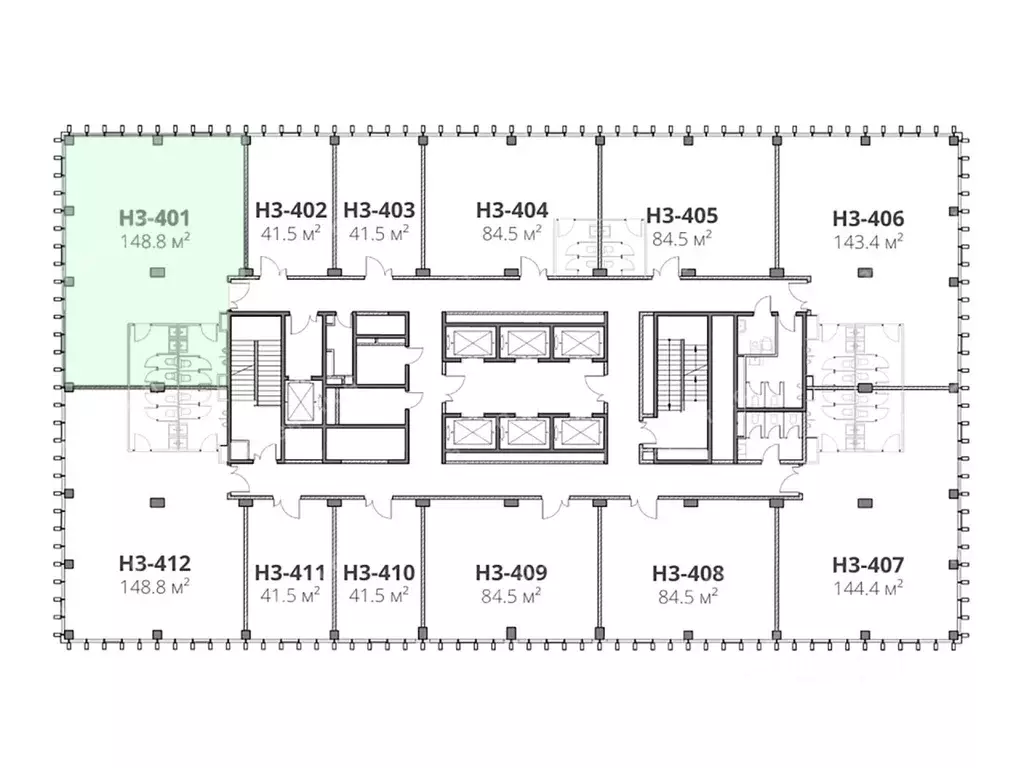 Офис в Москва Ходынский бул., 6/2 (149 м) - Фото 2