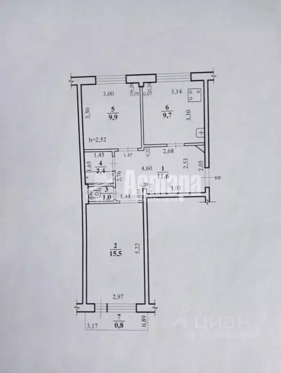 2-к кв. Забайкальский край, Читинский район, Атамановка пгт ул. ... - Фото 2