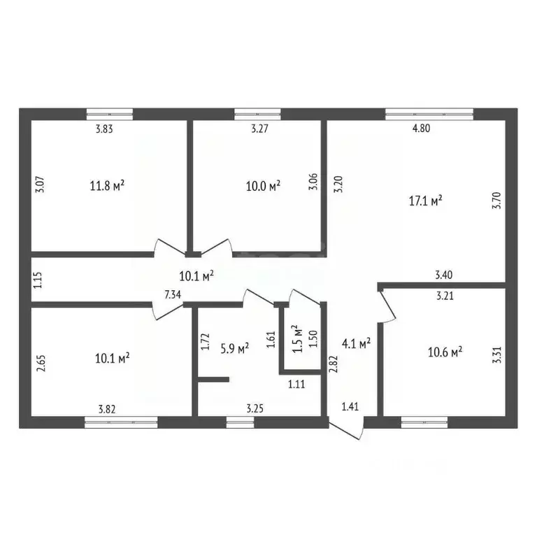 Дом в Башкортостан, Стерлитамакский район, Отрадовский сельсовет, с. ... - Фото 2