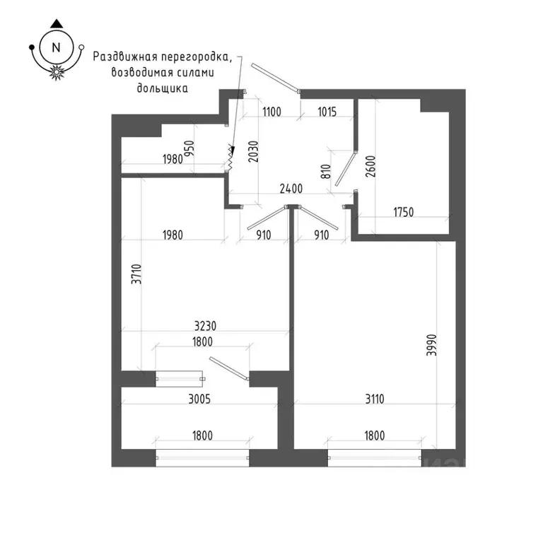 1-к кв. Санкт-Петербург бул. Измайловский, 9 (37.5 м) - Фото 1