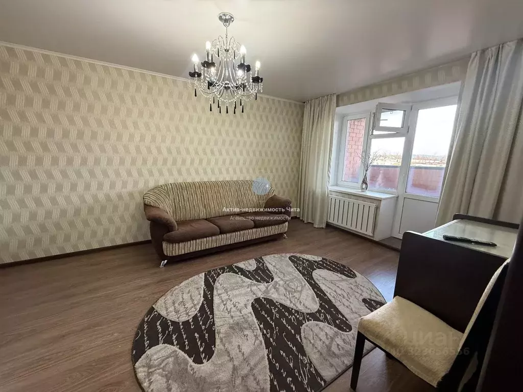 1-к кв. Забайкальский край, Чита пос. Текстильщиков, 3-й мкр, 4 (40.0 ... - Фото 1