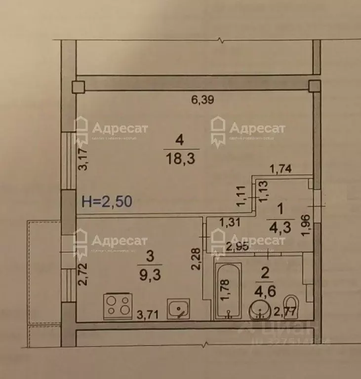 1-к кв. Волгоградская область, Волгоград ул. Академика Комарова, 57 ... - Фото 1